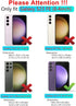 SunRemex for Samsung Galaxy S23 FE Case with HD Screen Protector,Samsung S23 FE Phone Case Built in Rotatable Metal Ring Holder Kickstand for Sams...