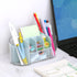 LETURE Clear Desk Organizer with drawer, Acrylic Pen Pencil Markers Holder, Clear Office Supplies and Accessories,Desktop Organizer for Room Colle...