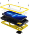 Waterproof Case for iPhone 13 Metal Case Heavy Duty Case Full Body Dustproof Dropproof Aluminum Alloy Case with Silicone Built-in Screen Protector...