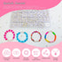 Looconi 1400pcs Letter Beads A-Z 4x7mm White On Gold Round Acrylic Alphabet Heart Beads and Beading Cord for Jewelry Making Bracelets Necklaces Ke...