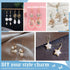 UNICRAFTALE about 150Pcs 5 Styles Stainless Steel Earring Hooks Real 18K Gold Plated Ear Wire with Loops Earwire Hooks Metal Earring Hooks with Co...