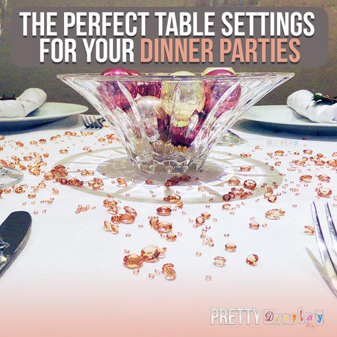 Luxury Rose Gold Party Decorations; Sparkling Confetti, Table Decor & Vase Filler for Elegant Wedding Centerpiece Arrangements...