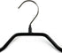 Mawa by Reston Lloyd BodyForm Series Non-Slip Space-Saving Extra Wide Clothes Hanger For Jackets, Suits & Coats, Style 46/L, Set of 5, Black...