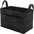 Storage Tool Case, 13.8 x 7.8 x 7.8 Inches, Rectangular Waxed Canvas Fabric Collapsible Tool Bag with Handles for Tools,Wrench Set,Screwdrivers (B...