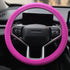 Car Steering Wheel Cover Silicone Steering Wheel Cover 13 Colors for Choice (Pink)...