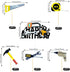 18PCS Tools Cake Topper Tools Cake Decorations Toolbox Wrench Hammer Mechanic Drill Plier Handsaw Tape Measure Screwdrivers Themed Happy Birthday ...
