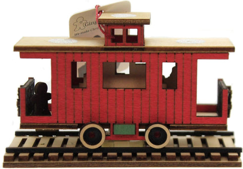 Ginger Cottages Santa’S Choo Choo Caboose (Illuminated) Ornaments for Christmas Tree...