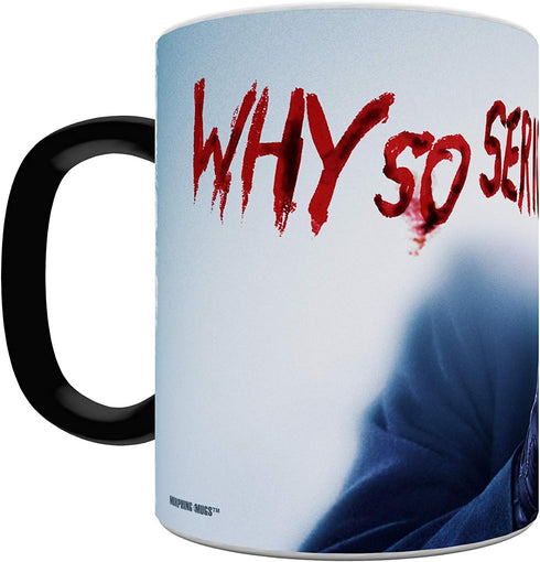 Morphing Mugs DC Comics - Batman: The Dark Knight - Joker - Why So Serious - One 11 oz Color Changing Heat Sensitive Ceramic Mug – Image Revealed ...