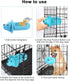 Dog Crate Training Tool Lick Toy for Dogs Training Behavior, Soft Rubber Crate Entertainment Toys Puppy Slow Feeder Pad, Peanut Butter Treat Dispe...