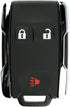 KeylessOption Keyless Entry Remote Control Car Key Fob Replacement for Chevy GMC M3N-32337100...