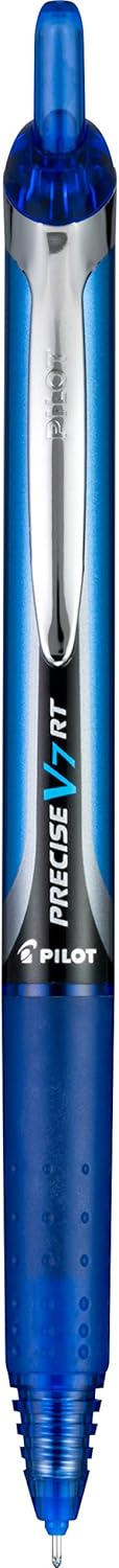 Pilot Precise V7 RT Refillable & Retractable Liquid Ink Rolling Ball Pens, Fine Point (0.7 mm), Blue, 14-Pack...
