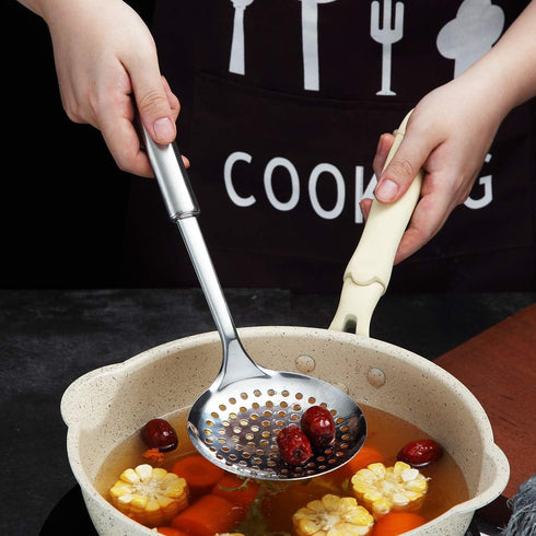 Berglander Skimmer, Stainless Steel Strainer, Cooking Skimmer, Slotted Spoons, Skimmer For Cooking, Strainer Spoon, Skimmer Spoon, Metal Strainer,...