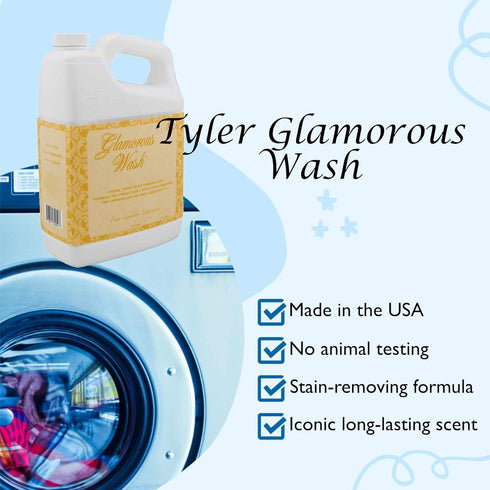 Tyler Diva Glamorous Wash Laundry Detergent (4 oz.) Bundle with Tyler Diva Mixer Melts and Lumintrail Stain Remover Pen - Perfect Diva Gift Pack S...