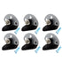6 pcs pinlock insulators with 3 Point Gate Connector, Electric Fence Gate End...