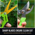 Pruning Shears & Gardening Scissors Set - 7"" Titanium Coated Sharp Garden Clippers, Stainless Steel Garden Shears for Plant - Garden Pruners, Flo...