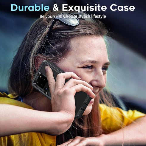 LeYi for Samsung S20 Ultra Case: Heavy Duty 3 in 1 Samsung Galaxy S20 Ultra Case, Military Grade Shockproof Phone Case Cover for Samsung Galaxy S2...