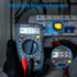 Multimeter Tester 2000 Counts Digital Multimeter with DC AC Voltmeter and Ohm Volt Amp Meter ; Measures Voltage, Current, Resistance; Tests Live W...