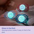 MAM Perfect Night Baby Pacifier, Patented Nipple, Glows in The Dark, 2 Pack, 6-16 Months, Girl...