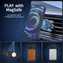5 in 1 Case for iPhone 12 Pro 6.1-Inch with Tempered Glass Screen Protector and Camera Lens Protector, Equiped with Auto Installation Tool Non-Yel...