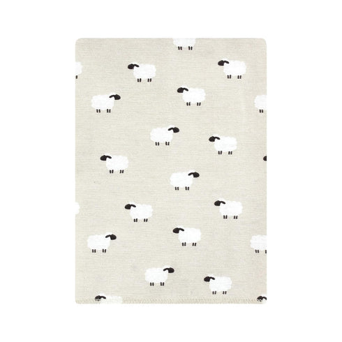 Hudson Baby Unisex Baby Flannel Burp Cloth 12pk, Taupe Sheep, One Size...