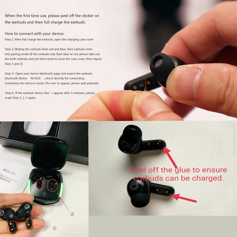 Bluetooth 5.3 Headphones for Samsung S24 S23 FE S22 Ultra S21 FE Flip/Fold A54 A14 A13,True Wireless Noise Canceling Earbuds,Bluetooth Earbuds Ear...