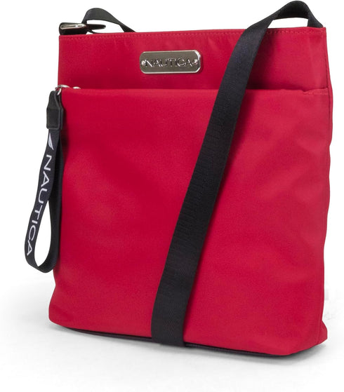 Nautica Diver Nylon Small Womens Crossbody Bag Purse with Adjustable Shoulder Strap...