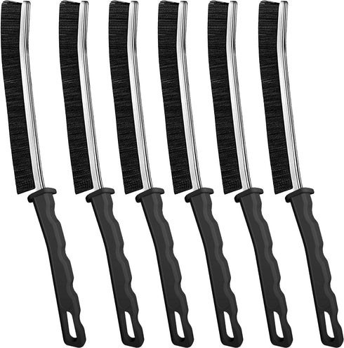Crevice Cleaning Brush, New Multifunctional Gap Cleaning Brush Tool, Bathroom Gap Brush, Grout Cleaner Brush Hard Bristle Crevice Cleaning Brush,6...