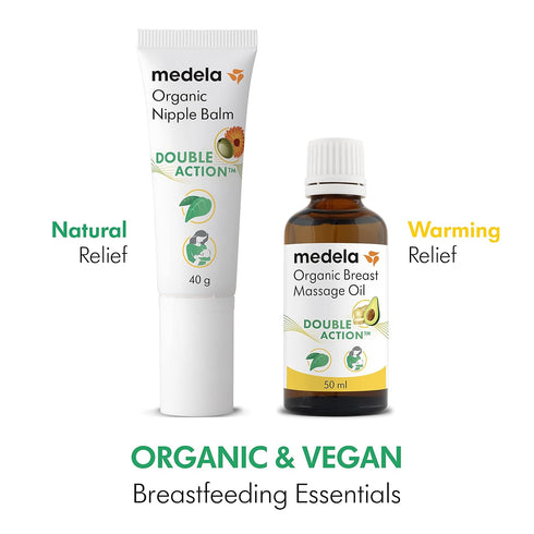 Medela Organic Breast Massage Oil for Breastfeeding Mothers | Relieve Breast Tenderness and Fullness | All-Natural Formula with Nourishing Ingredi...