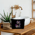 Floral Microscope Canvas Makeup Bag - Microbiology Science Teacher Gift, Science Chemistry Teacher Student Gifts, Science Women's Zippered Bag...