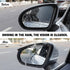 2PCS Car Rear View Mirror Rain Eyebrows, Rainproof Auto Side Mirror Guard, Waterproof PVC Vehicle Rearview Mirror Rain Visor Smoke Cover, Car Acce...
