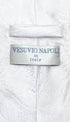 Vesuvio Napoli NeckTie WHITE Color Paisley Design Men's Neck Tie...