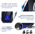 Wireless Car Mount Charger - Fast Wireless Car Charger Phone Case for iPhone, Android, and Qi-Enabled Devices - Auto Clamping & Rotating Car Phone...