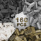 160 Pcs Classic Building Bricks, 2x4 Bulk Bricks, Compatible with Lego Parts and Pieces, Creative Building Block Toys for Boys Girls Ages 6 7 8 9 ...