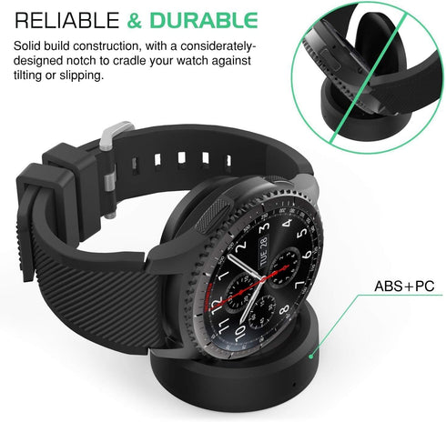 Galaxy Watch Charger 42mm 46mm, Replacement Charging Dock Cradle for Samsung Galaxy Smart Watch SM-R800 SM-R810 SM-R815 Gear S2 S3 Sport...