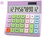 Model 2276 Purple Calculator, UPIHO Standard Calculator with Solar Power, 12 Digit Display and Big Buttons Calculator,Purple Office Supplies and D...