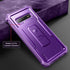 Dexnor Samsung Galaxy S10 Plus Case - Heavy Duty Military Grade Protection with Built-in Screen Protector & Kickstand - Purple...