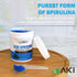 AKI Blue Spirulina Powder Pack- Loaded with Antioxidants | Vegan & Authnetic Food Coloring - Ideal for Making Smoothies, Ice Cream, Yogurt or Past...