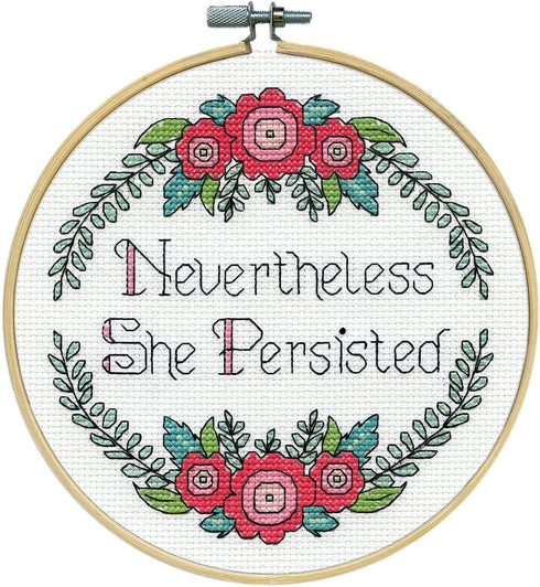 Design Works Crafts Janlynn Counted Cross Stitch Kit, Persist...