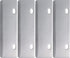 DELFINA 4 Pcs Grill Scraper Blade Replacement, Stainless Steel Outdoor Barbecue Cleaning Tools, Heavy Duty Accessories for BBQ...
