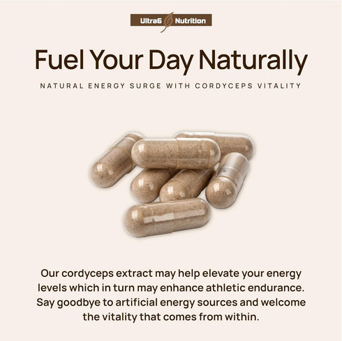 Organic Lions Mane Capsules - Lions Mane Supplement with Reishi, and Cordyceps - Immune Health & Cognitive Supplement - Mushrooms & Lion's Mane Mu...