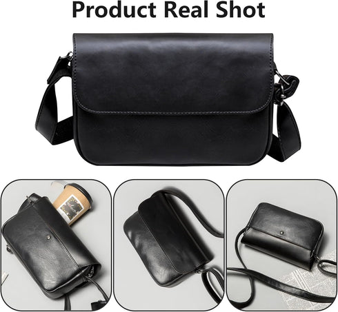 Crossbody bags for Women, Small Crossbody Purse Shoulder Bag, Leather Crossbody Shoulder Handbag, Small Crossbody Bag, Fashion Shoulder Purse with...