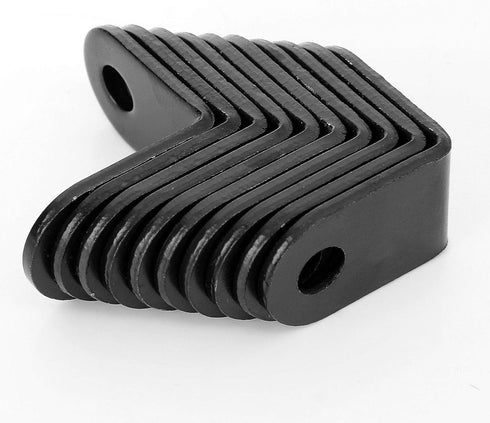 20 PCS L brackets Corner Brace, (1x1 inch, 26x26 mm) Small L Bracket Iron Metal Corner Bracket, 90 Degrees Right Angled Corner Bracket for Wood Sh...