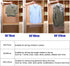 10Pcs Plastic Garment Bags for Hanging Clothes, 35 Inch Clear Dry Cleaner Bags Dustproof Suit Storage Garment Cover for Closet Storage, Laundry, T...