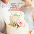 Sumerk 55th Anniversary Cake Topper,13PCS Rose Gold Glitter Cake Toppers Cake Decorations Set for 55th Wedding Anniversary Celebration Party...