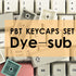 PBT keycaps 60 Percent Dye-Sub XDA 134 Retro keycap Set for Cherry MX Gateron Kailh Switches Gaming Mechanical Keyboard (Retro 9009)...