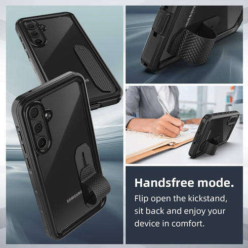 for Samsung Galaxy A35 5G Case, Waterproof Phone Case with Built-in Screen Protector and Lanyard, Full Body Dustproof Shockproof Rugged Heavy Duty...