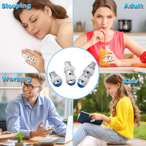 Finger Splints Thumb Splint for Broken/Injured Fingers Stabilization, Aluminum Finger Splint Adjustable, Immobilization for Mallet Fingers/Trigger...