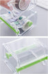 3 Pack Transparent Visible Desktop Multi Washi Masking Tape Dispenser,Tape Cutter,Roll Tape Holder, Office Acrylic Tape Holder Dispenser for Desk ...