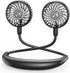 Portable Neck Fan, Battery powered Rechargeable Fan,Hand Free Personal Fan, Adjustable, Wearable Fan for Travel Sport Work Women Kids (Black)...