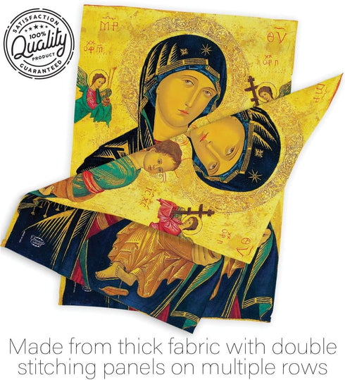 Our Lady of Perpetual Help Home Decor Banner Wall Art Patio Lawn Porch Room Decorations Small Flag Outdoor Tapestry Yard Sign Catholic Gift Jesus ...